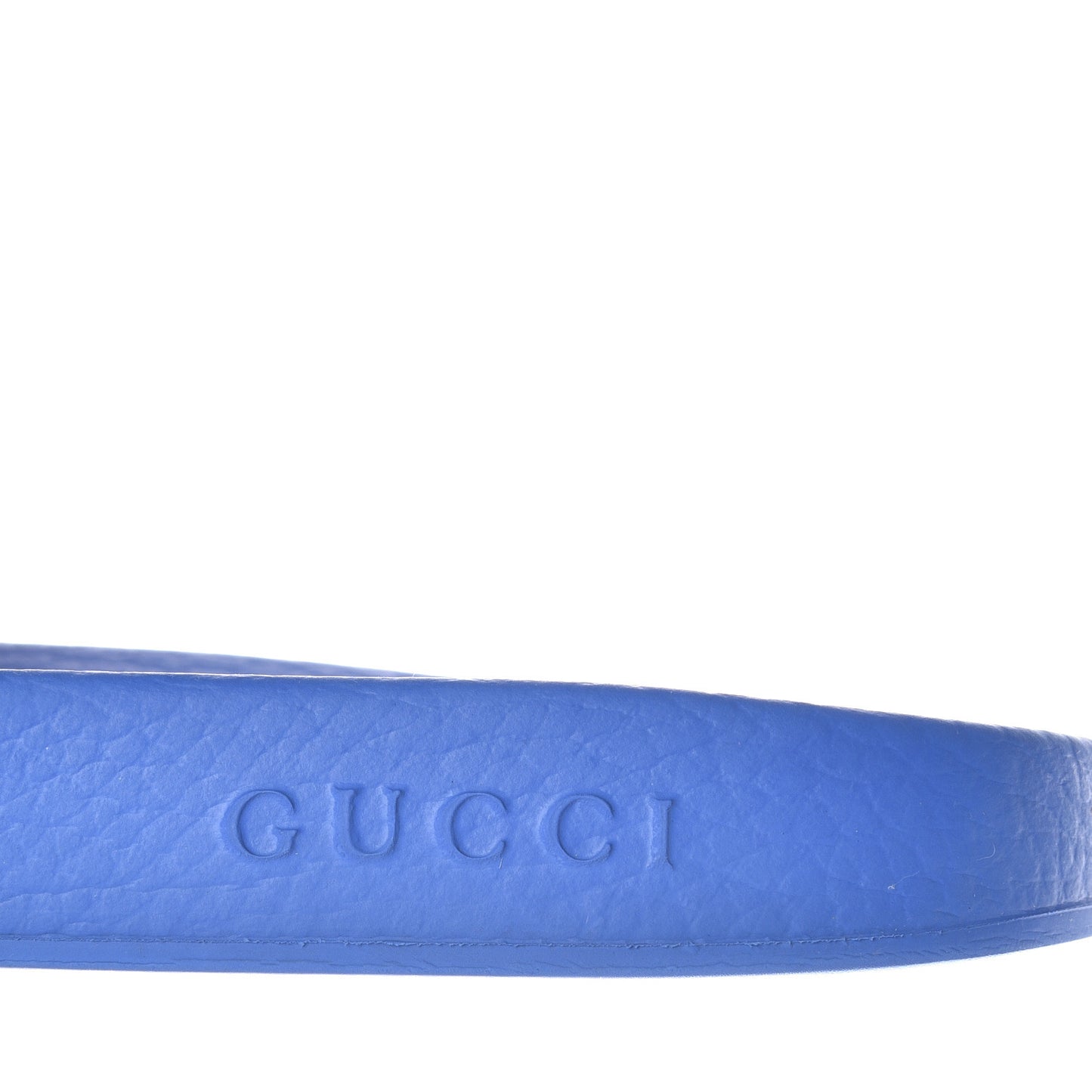 Rubber GG Monogram Mens Slide Sandals 9 Bright Splash