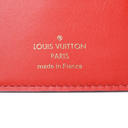 Louis Vuitton Monogram Flower Lock Compact Wallet Coquelicot 6 of 7