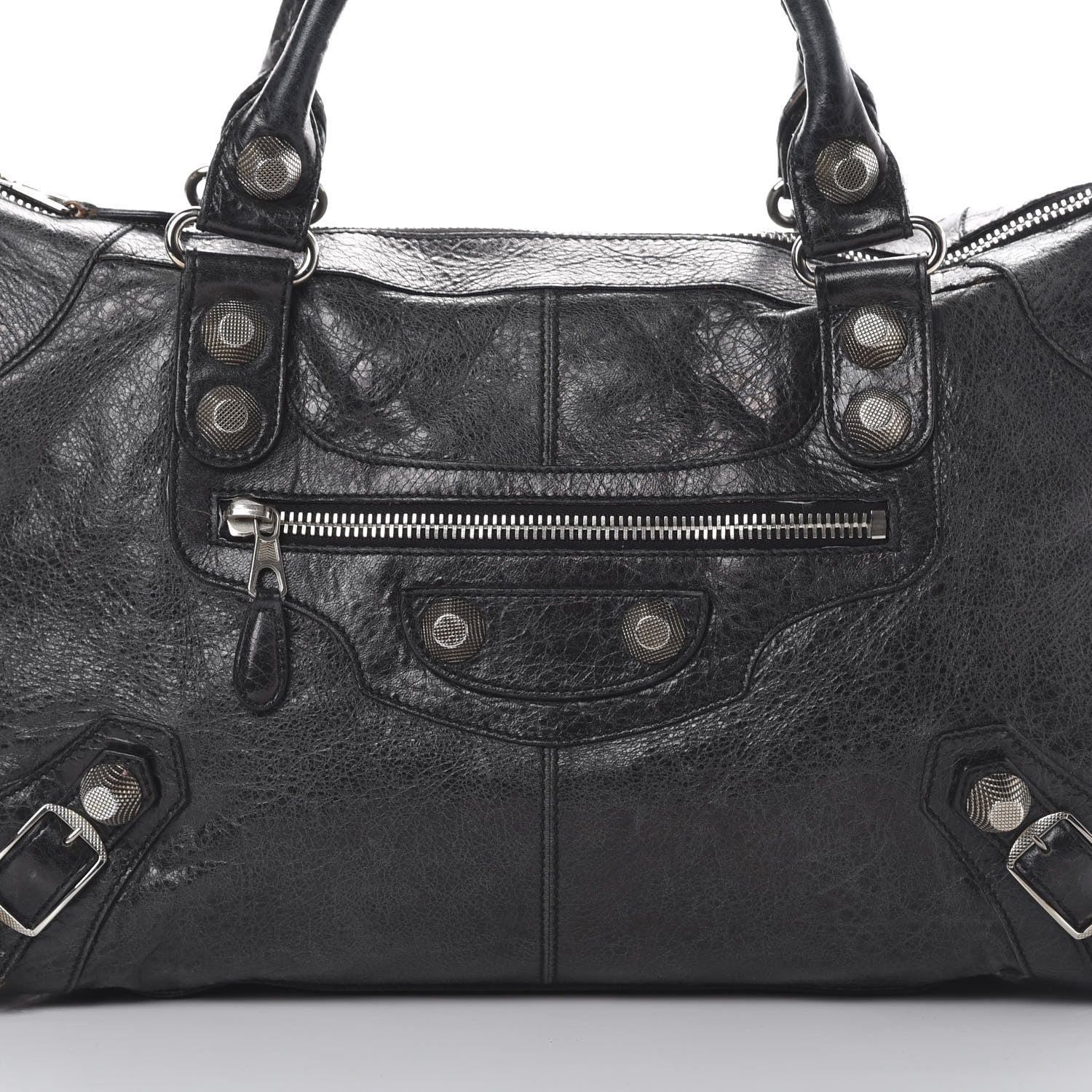 Balenciaga Agneau Giant 21 Silver Hardware Work Black 7 of 16