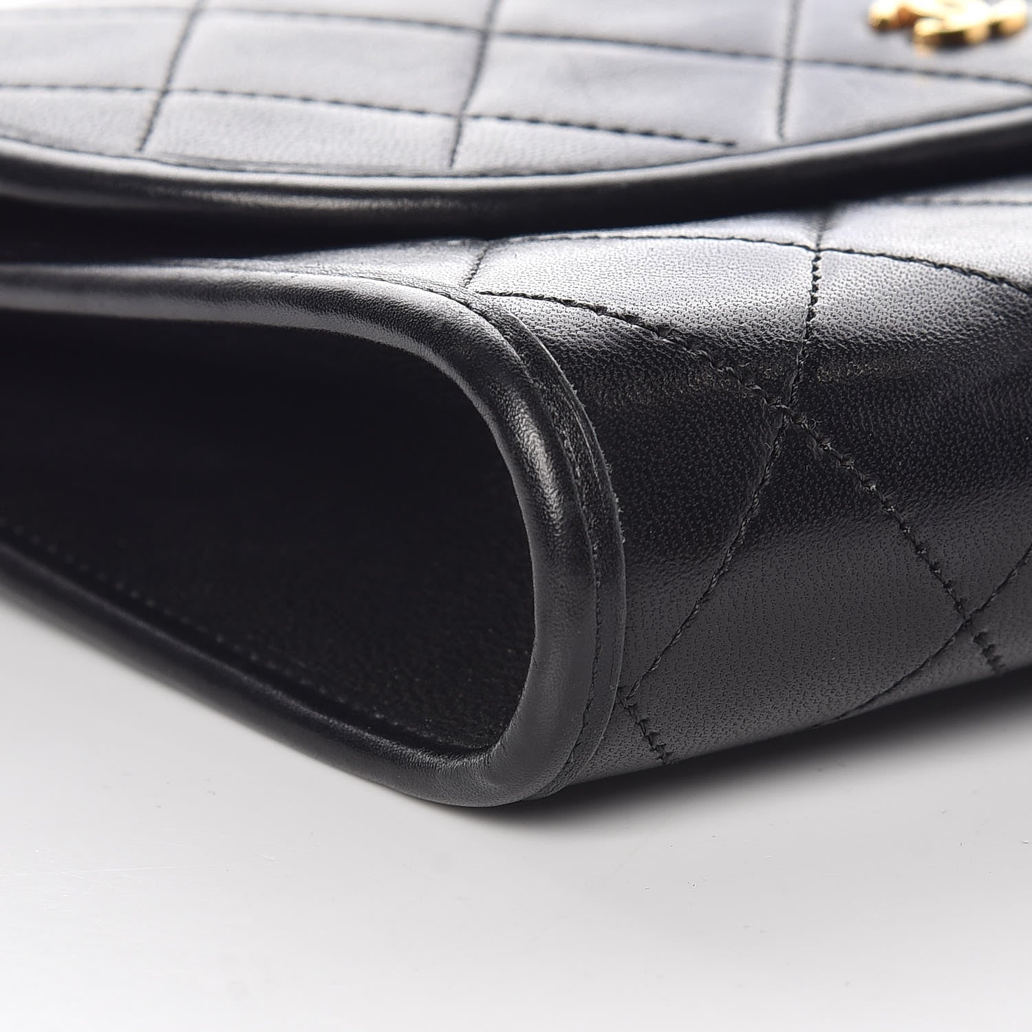 Chanel Lambskin Quilted Mini Flap Black 5 of 10