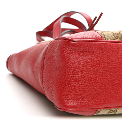 Gucci Monogram Small Bree Tote Red 9 of 11