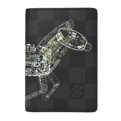 Louis Vuitton Damier Graphite Stamps Pocket Organizer NM 1 of 7