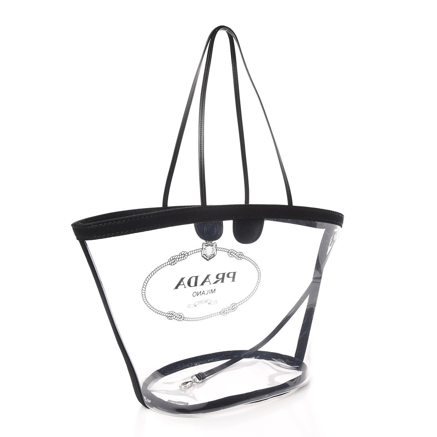 Plexiglass Canapa Shopper Tote Black