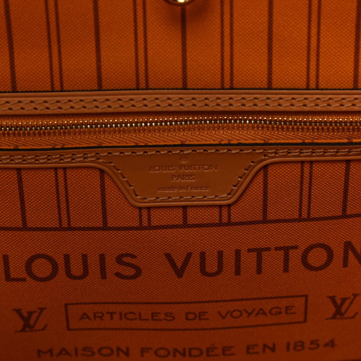 Louis Vuitton Damier Azur Braided Neverfull MM Orange 7 of 9