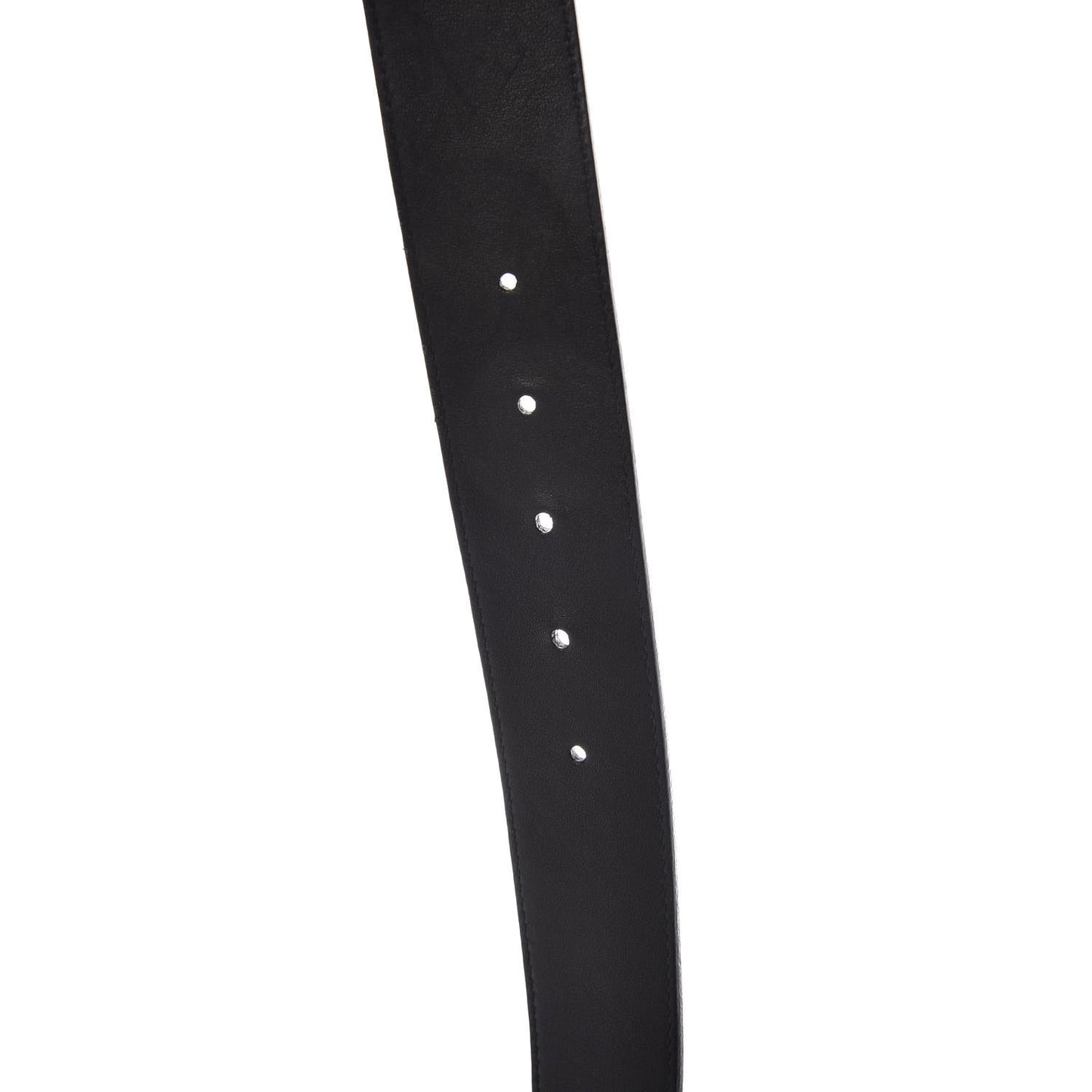 Textured Calfskin Double G 40mm Belt 85 34 Black