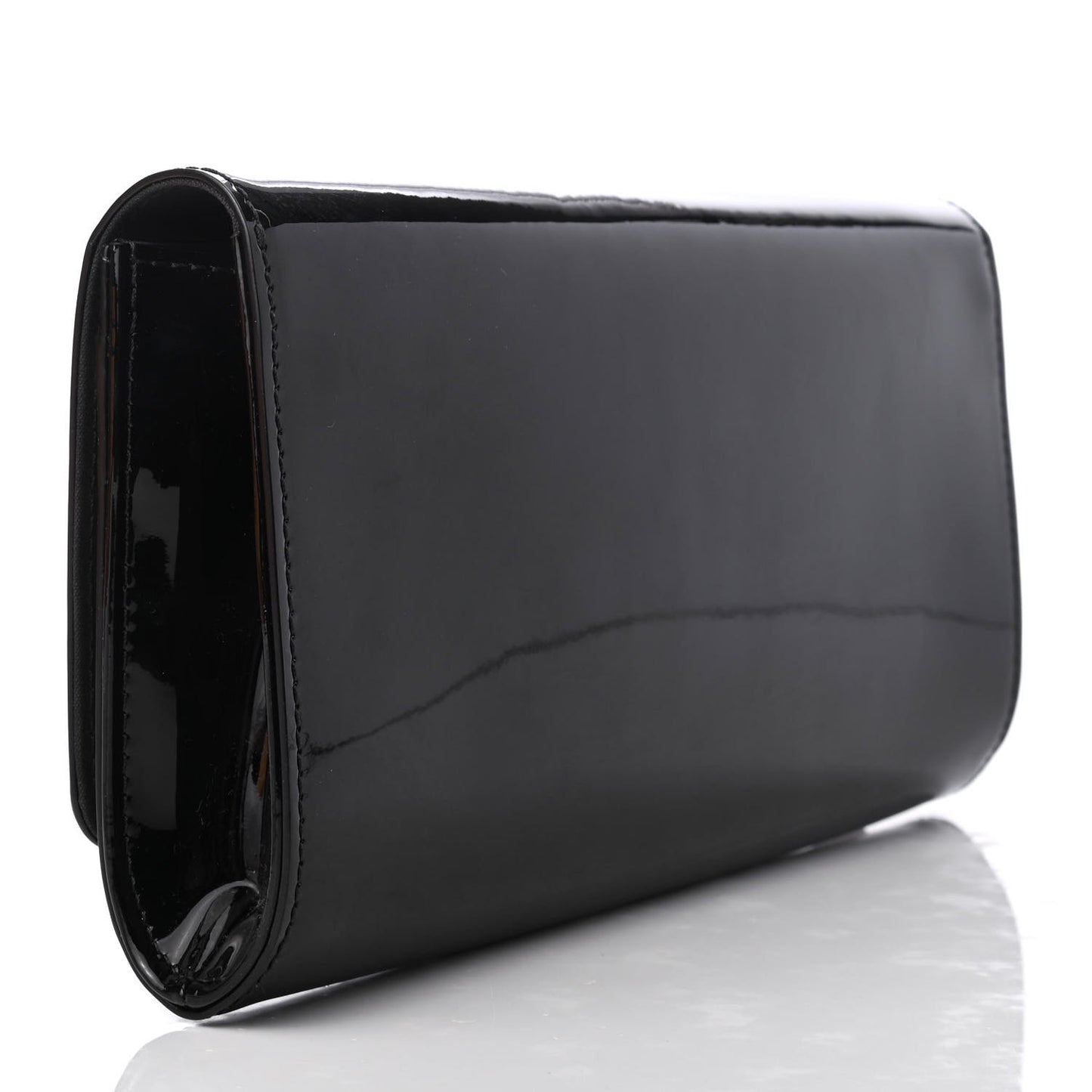 Patent Louise EW Clutch Black