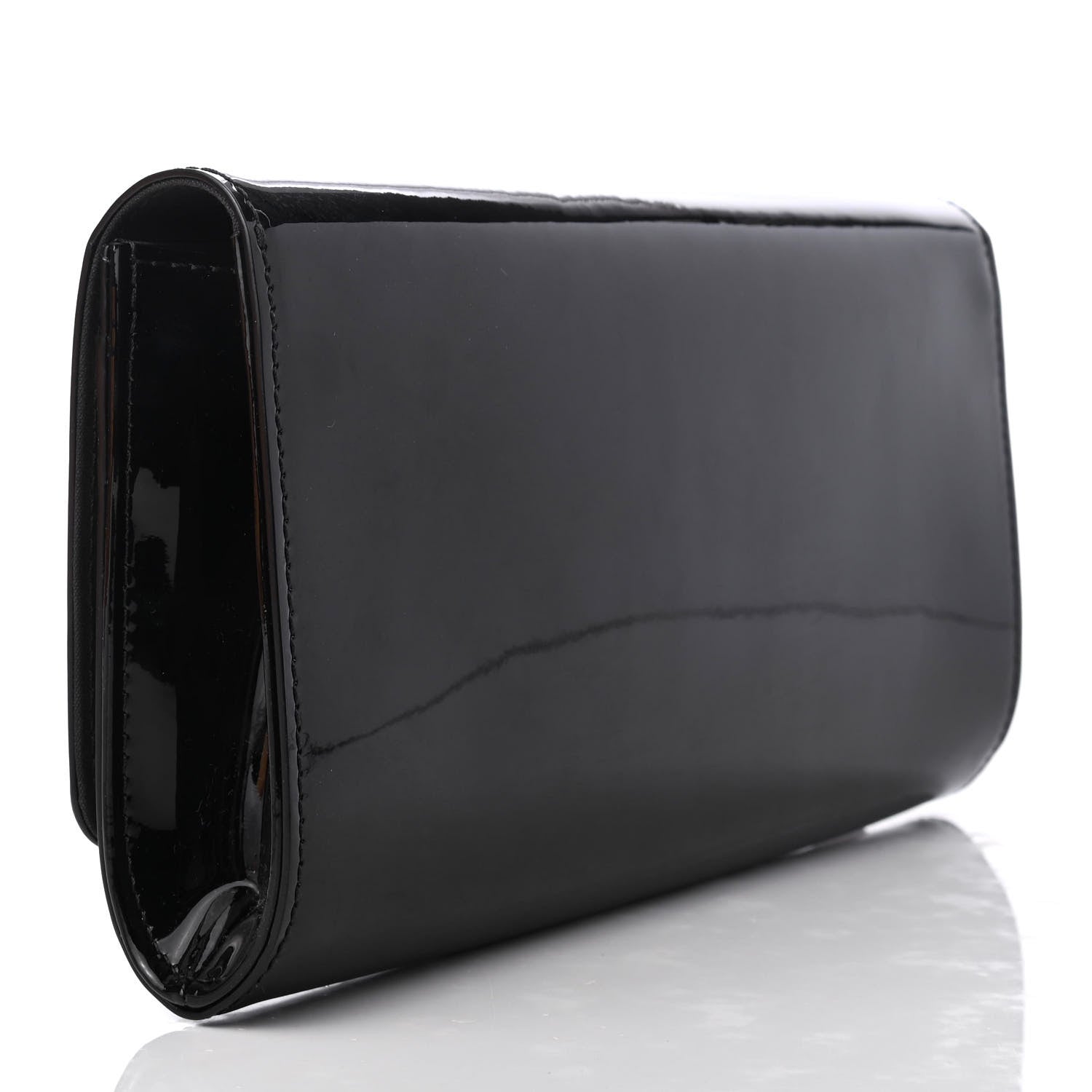 Louis Vuitton Patent Louise EW Clutch Black 3 of 7