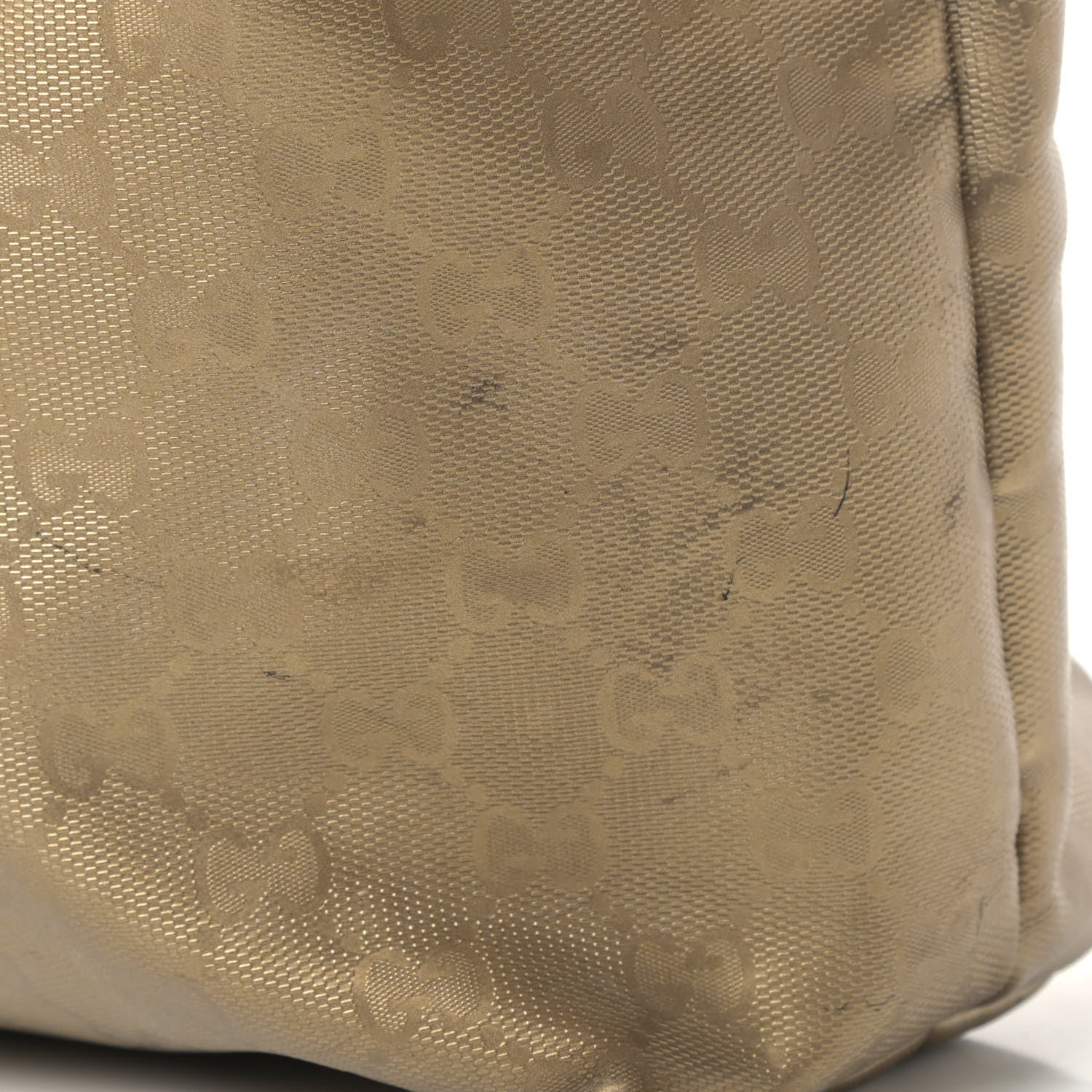 Gucci Imprime Monogram Medium Zippered Shopping Tote Champagne 13 of 13