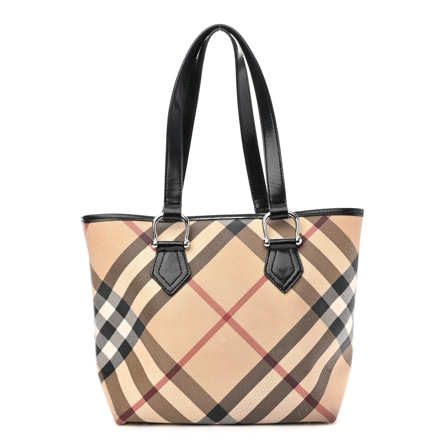 Nova Check Tote Black