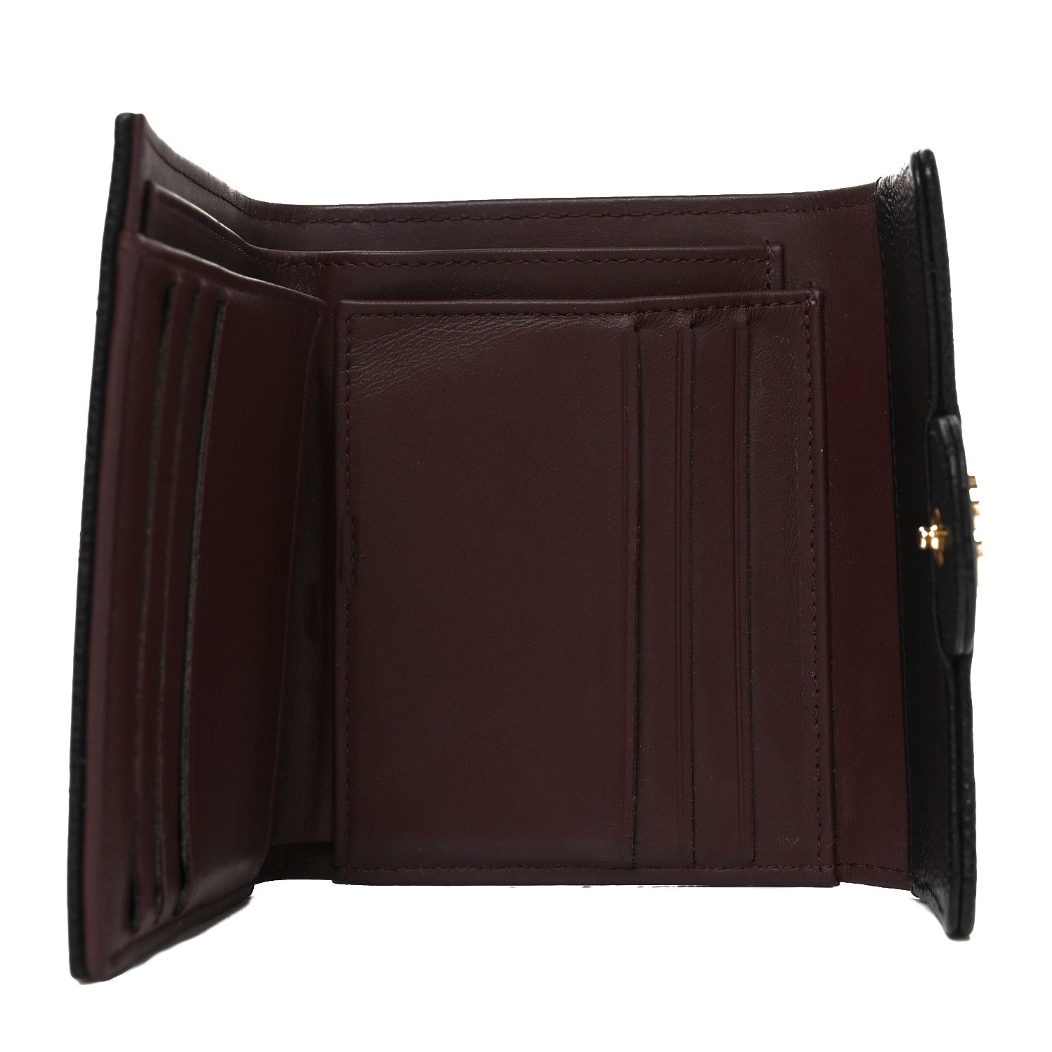 Chanel Caviar Quilted Compact Flap Wallet Black 5 of 8