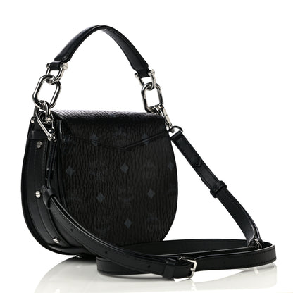 MCM Visetos Mini Patricia Crossbody Bag Black 3 of 7