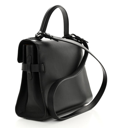 Delvaux Calfskin MM Tempete Satchel Black 4 of 12