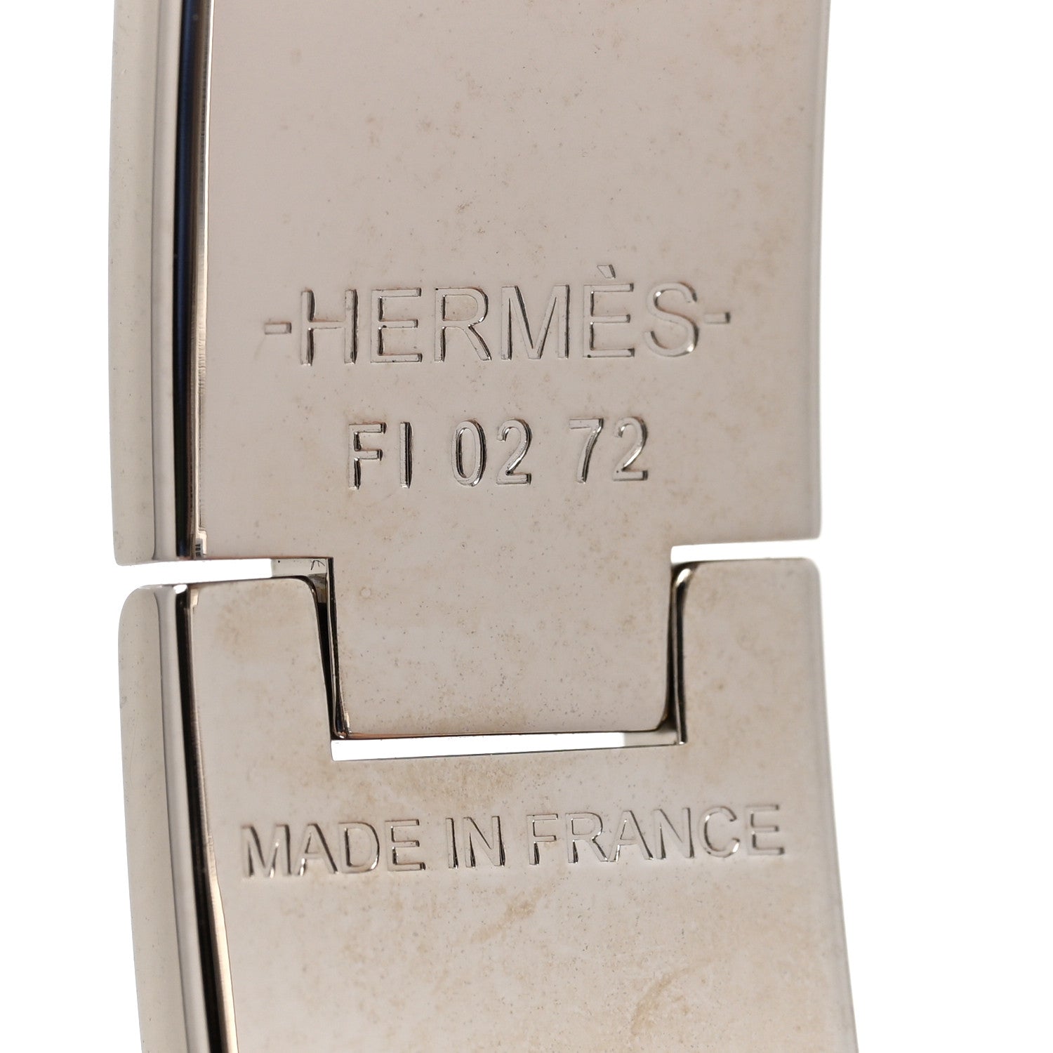 Hermes Enamel Narrow Clic Clac H Bracelet PM White 4 of 6