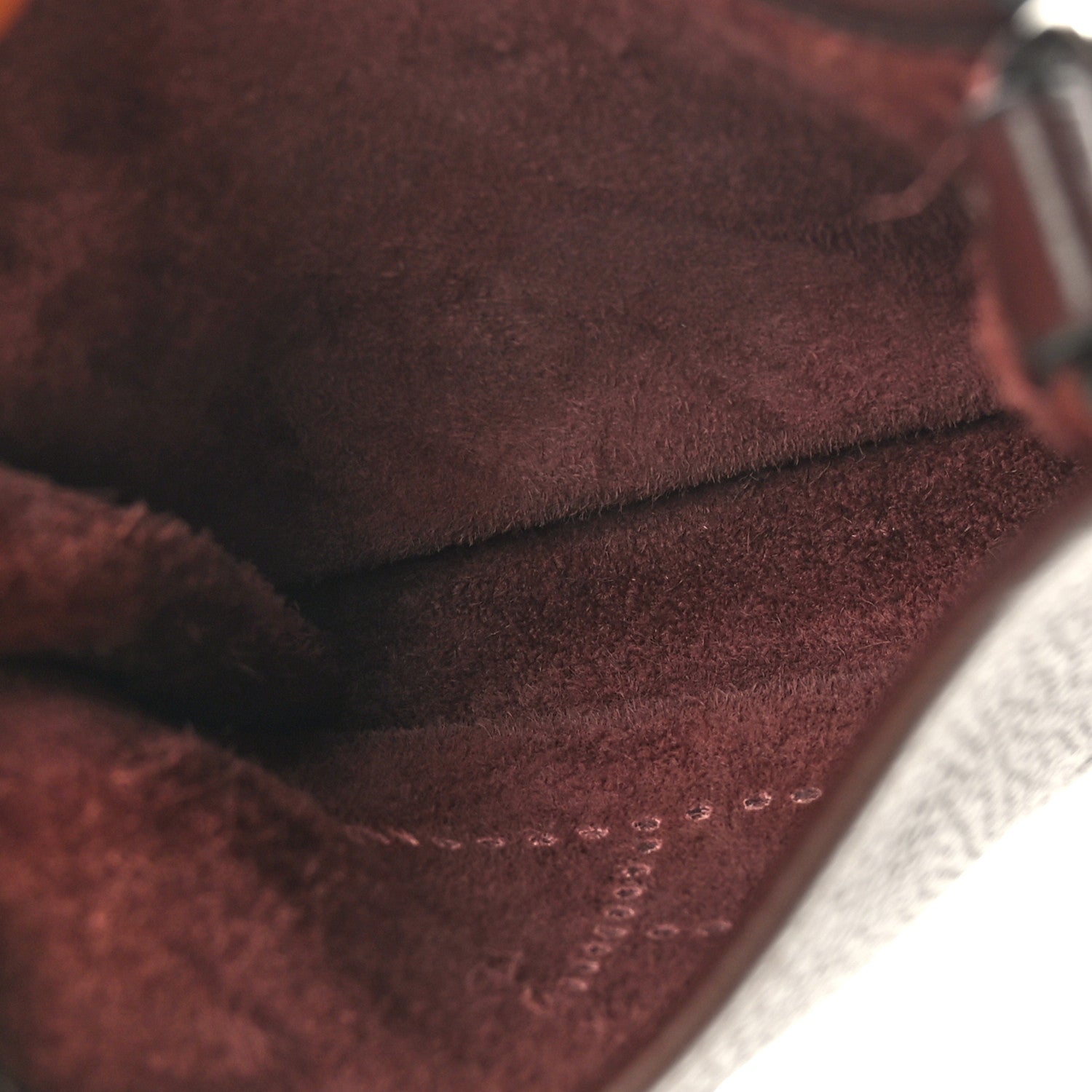 Hermes Taurillon Clemence Evelyne TPM Rouge Sellier 5 of 9