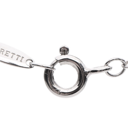 Tiffany Sterling Silver Diamond .09ctw Elsa Peretti Diamonds by the Yard Three Station Necklace 5 of 9