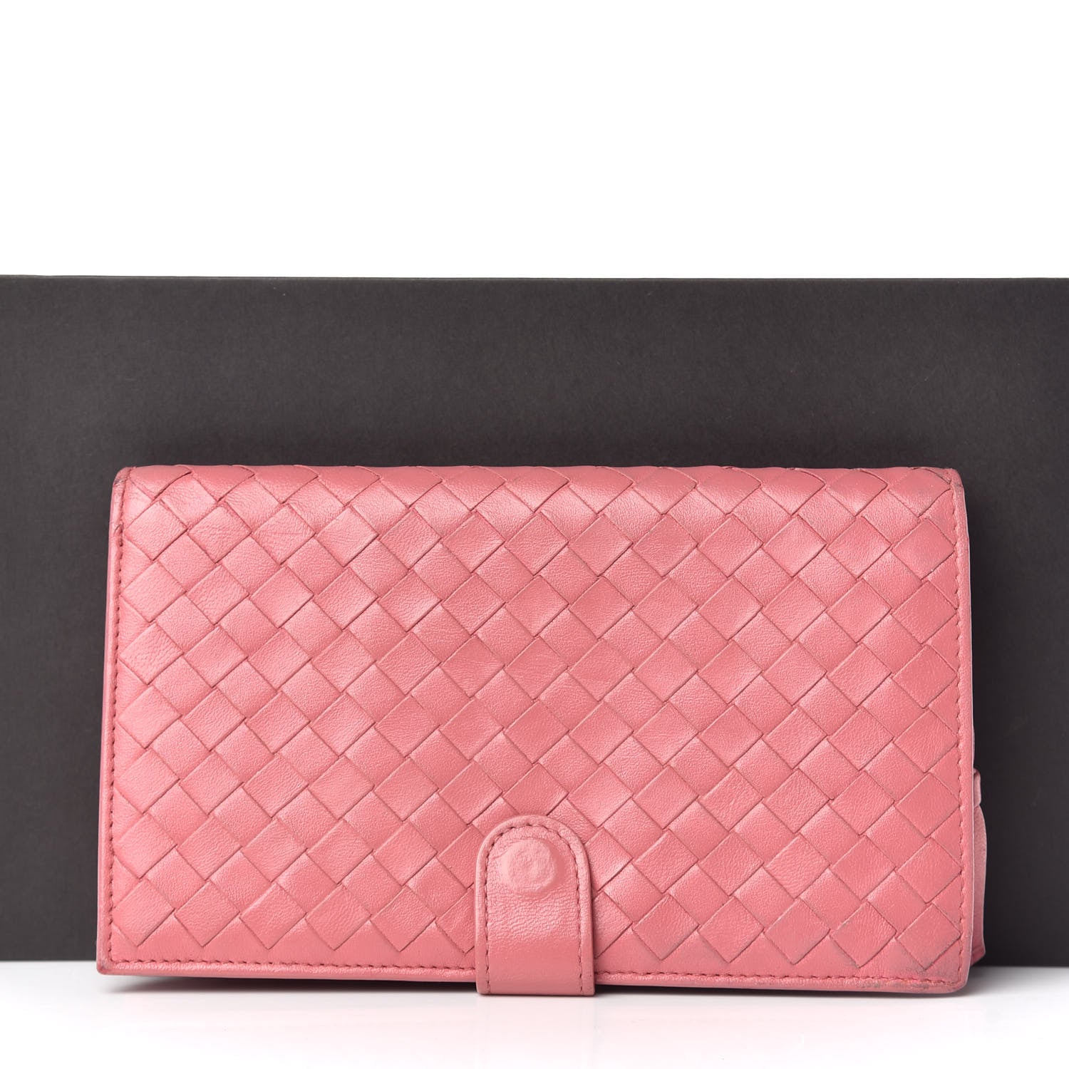Bottega Veneta Nappa Intrecciato Continental Snap Wallet Quarzo 13 of 13