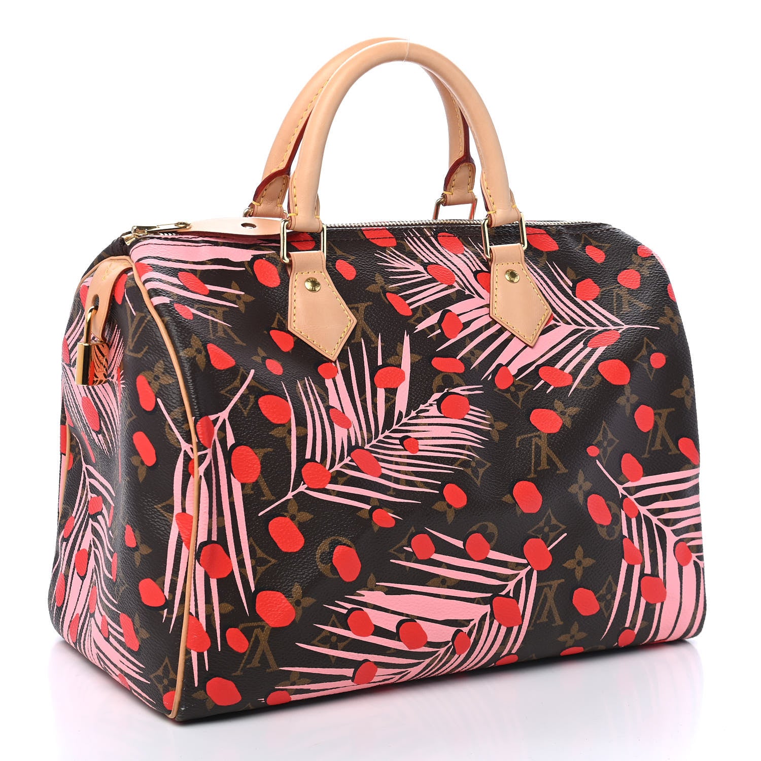 Louis Vuitton Monogram Jungle Dots Speedy 30 Sugar Pink Poppy 3 of 9