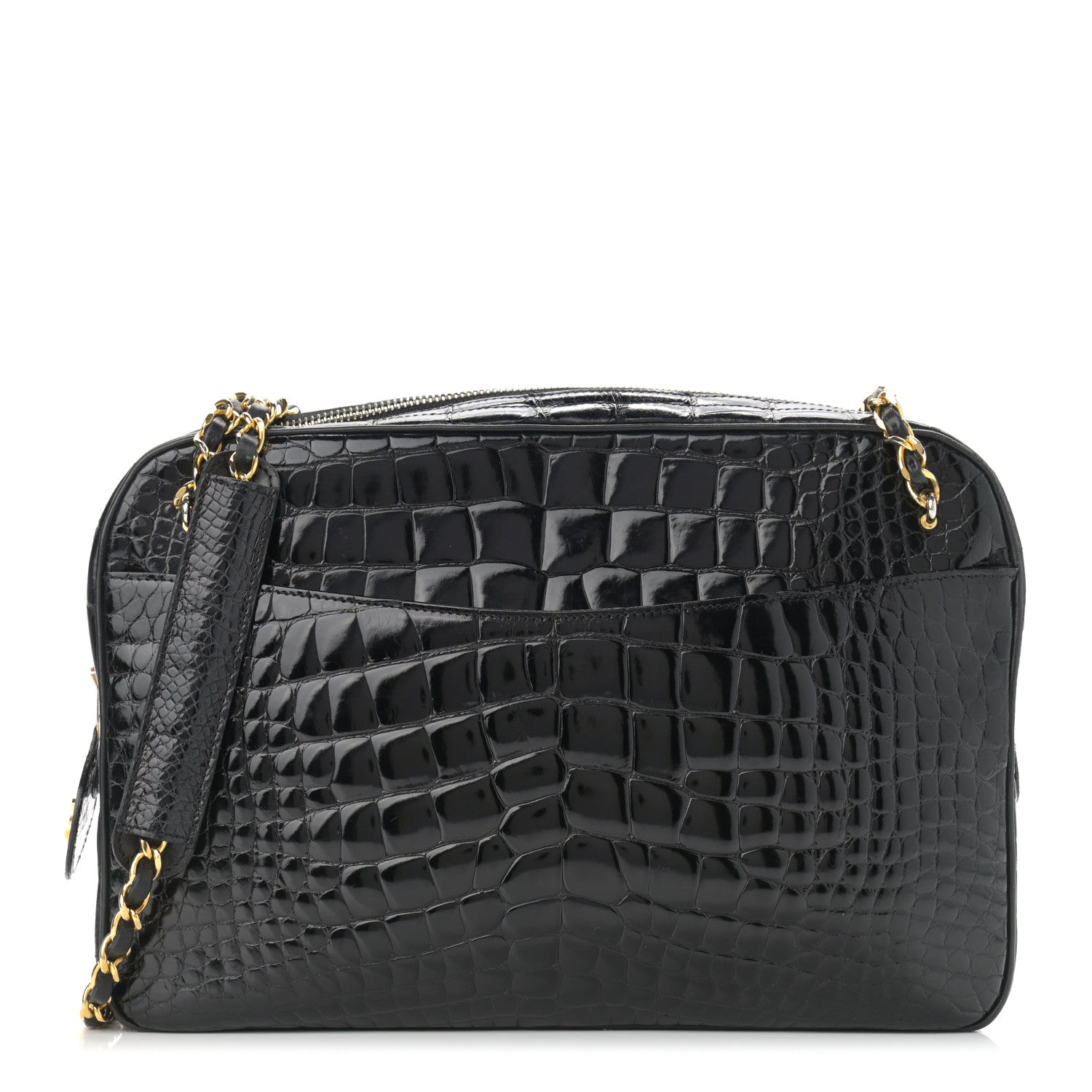 Chanel Alligator Camera Case Black 1 of 14