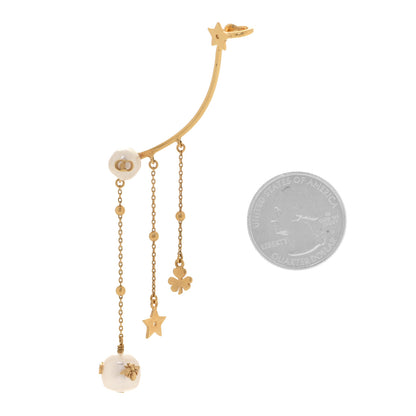 Christian Dior Pearl Shiny-D Earring Gold 2 of 5
