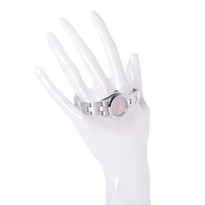 Rolex Stainless Steel 24mm Oyster Perpetual Watch Pink 76080 2 of 7