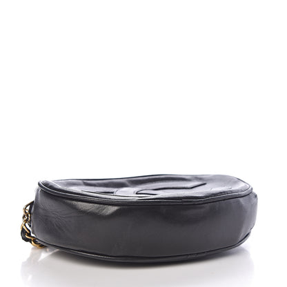 Chanel Lambskin Round Tassel Crossbody Bag Black 4 of 9