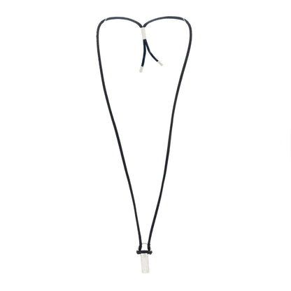 Cartier 18K White Gold LOVE Screwdriver Pendant Cord Necklace 2 of 4