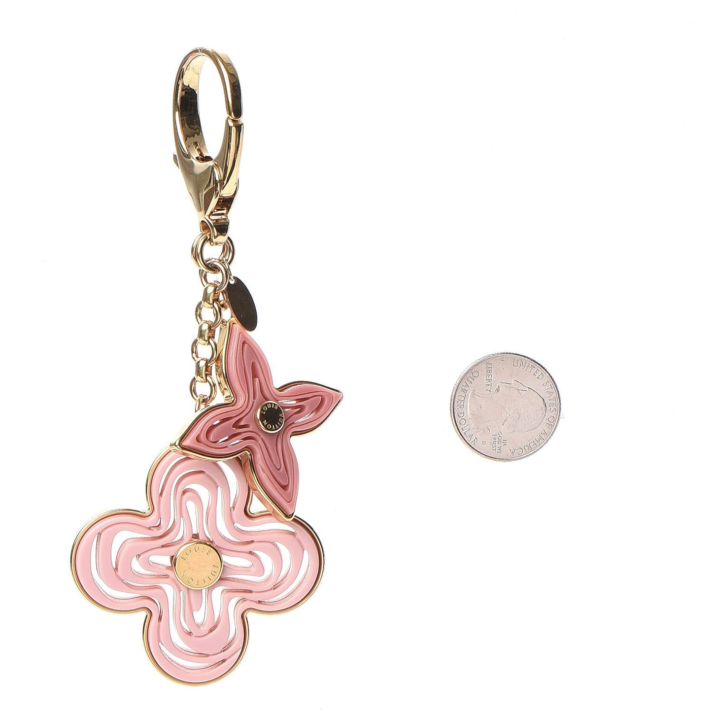 Resin Naif Bag Charm Rose