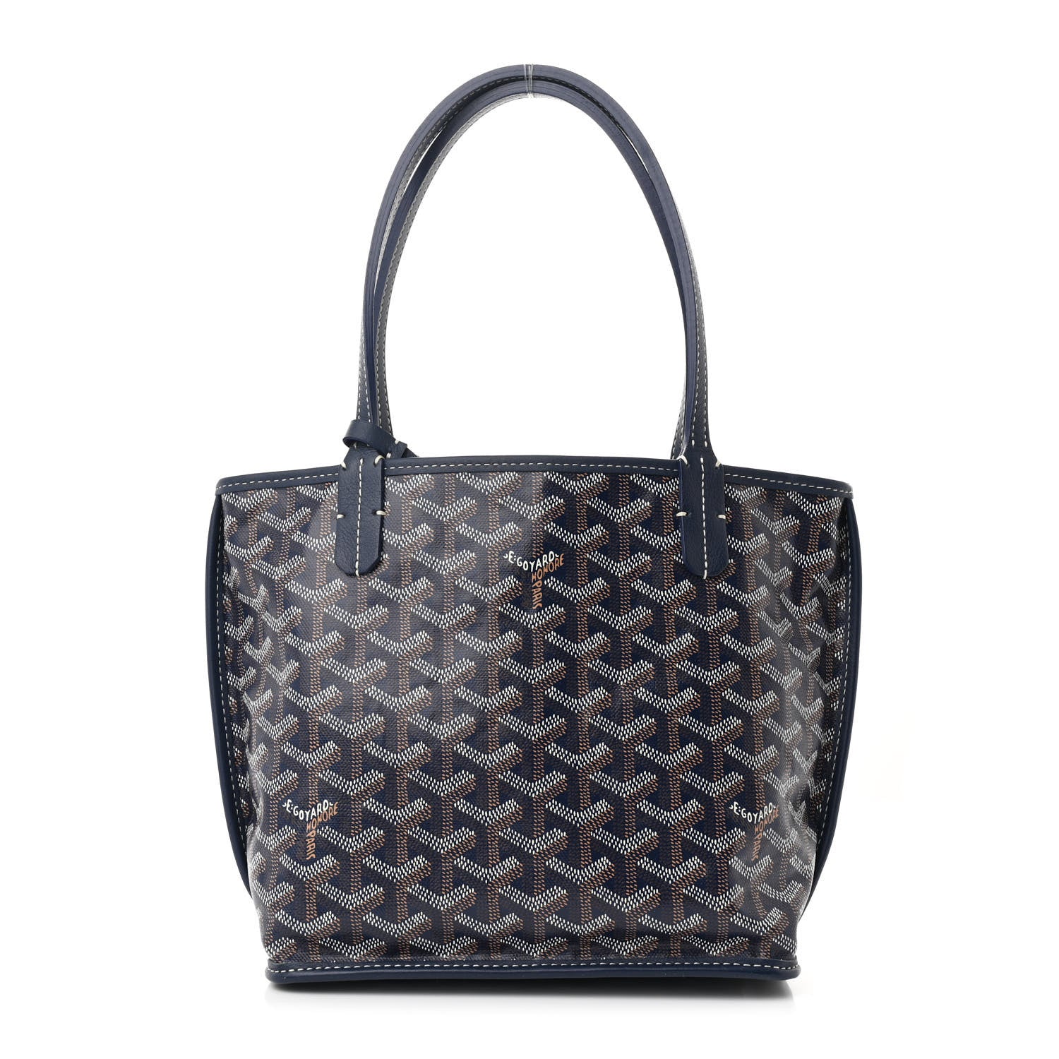 Goyard Goyardine Reversible Mini Anjou Navy 1 of 19