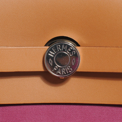 Hermes Toile Herbag Zip MM Tosca 5 of 11