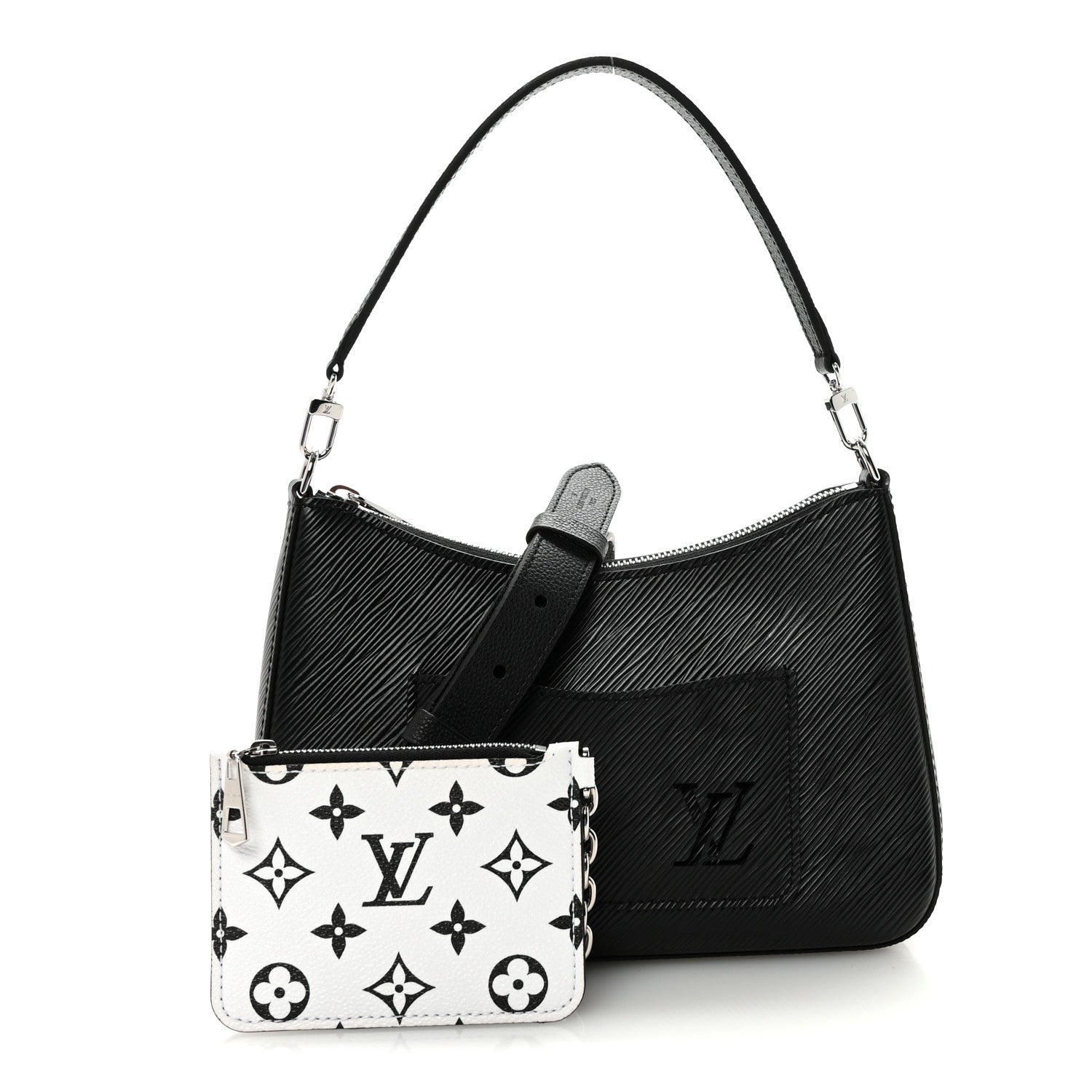 Louis Vuitton Epi Marelle BB Tote Black 3 of 10