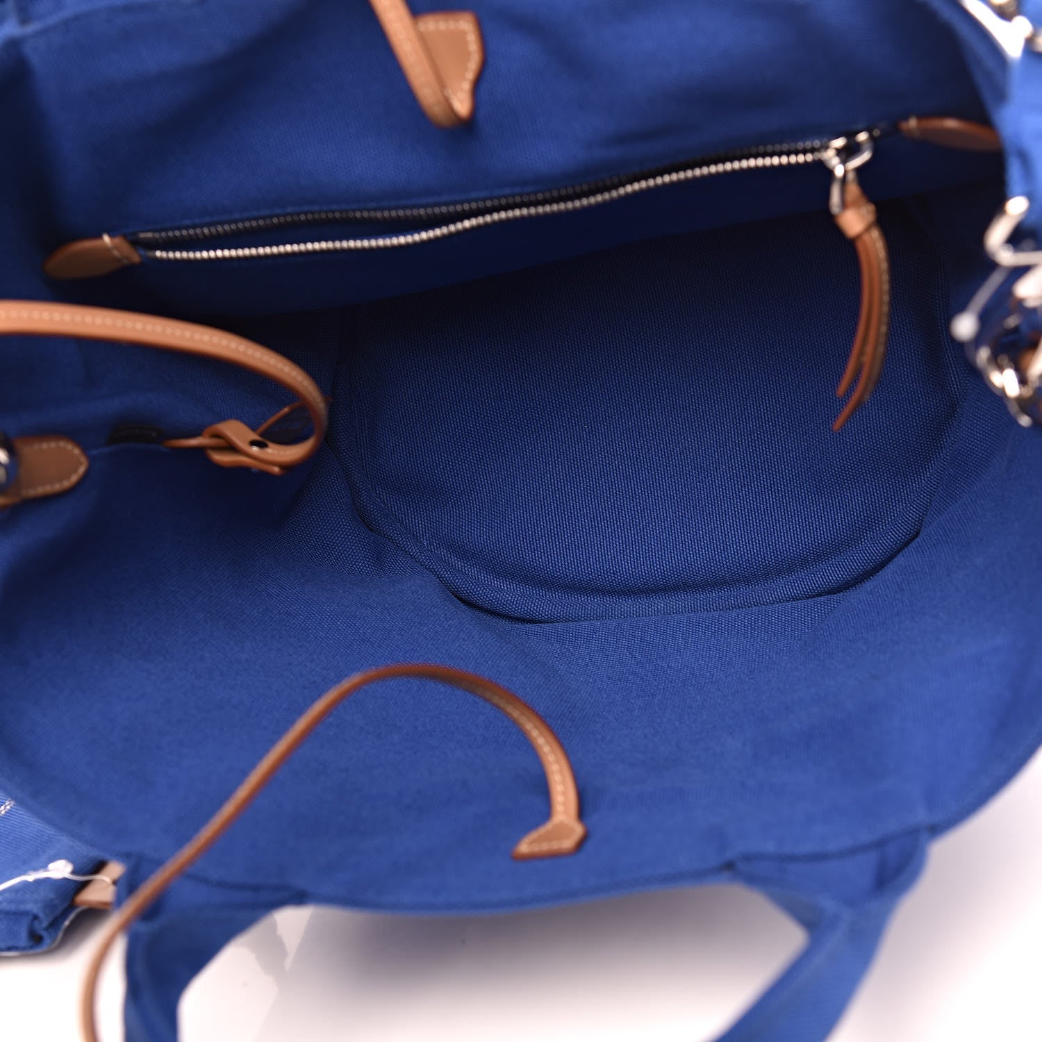 Prada Canapa Small Shopping Tote Cobalto 6 of 12