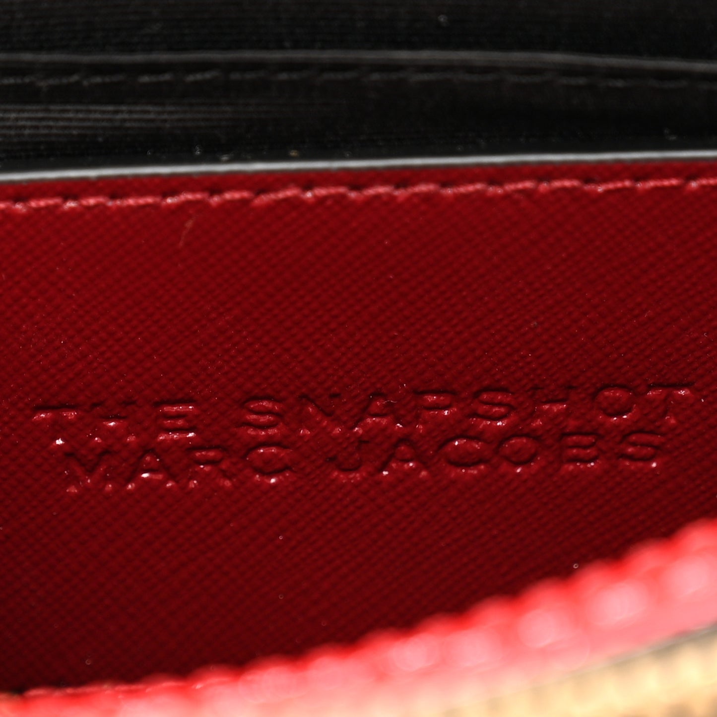 Saffiano Small Snapshot Camera Bag Cranberry Multicolor