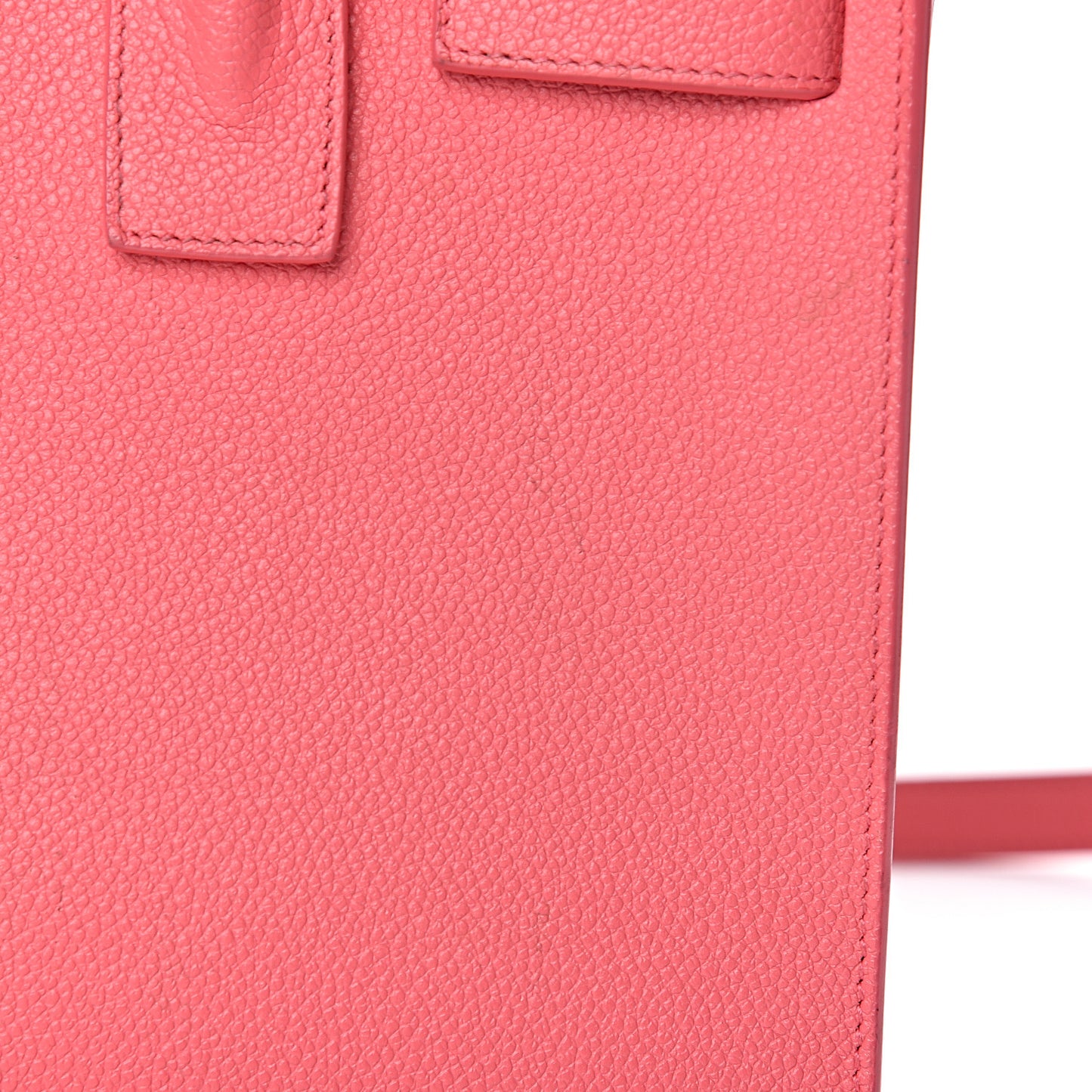 Grained Calfskin Baby Sac De Jour Rose Clair