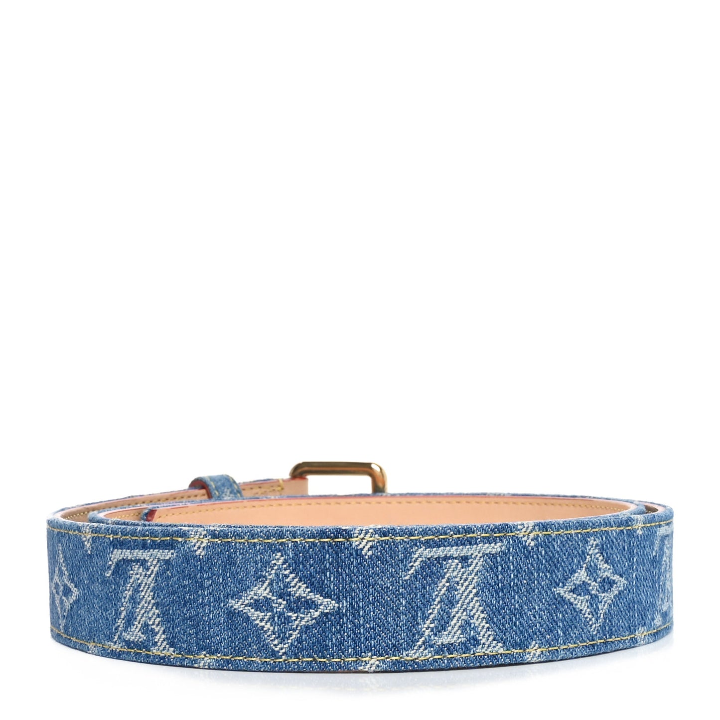 Denim Flowergram Ardillon 30mm Belt 90 36 Blue