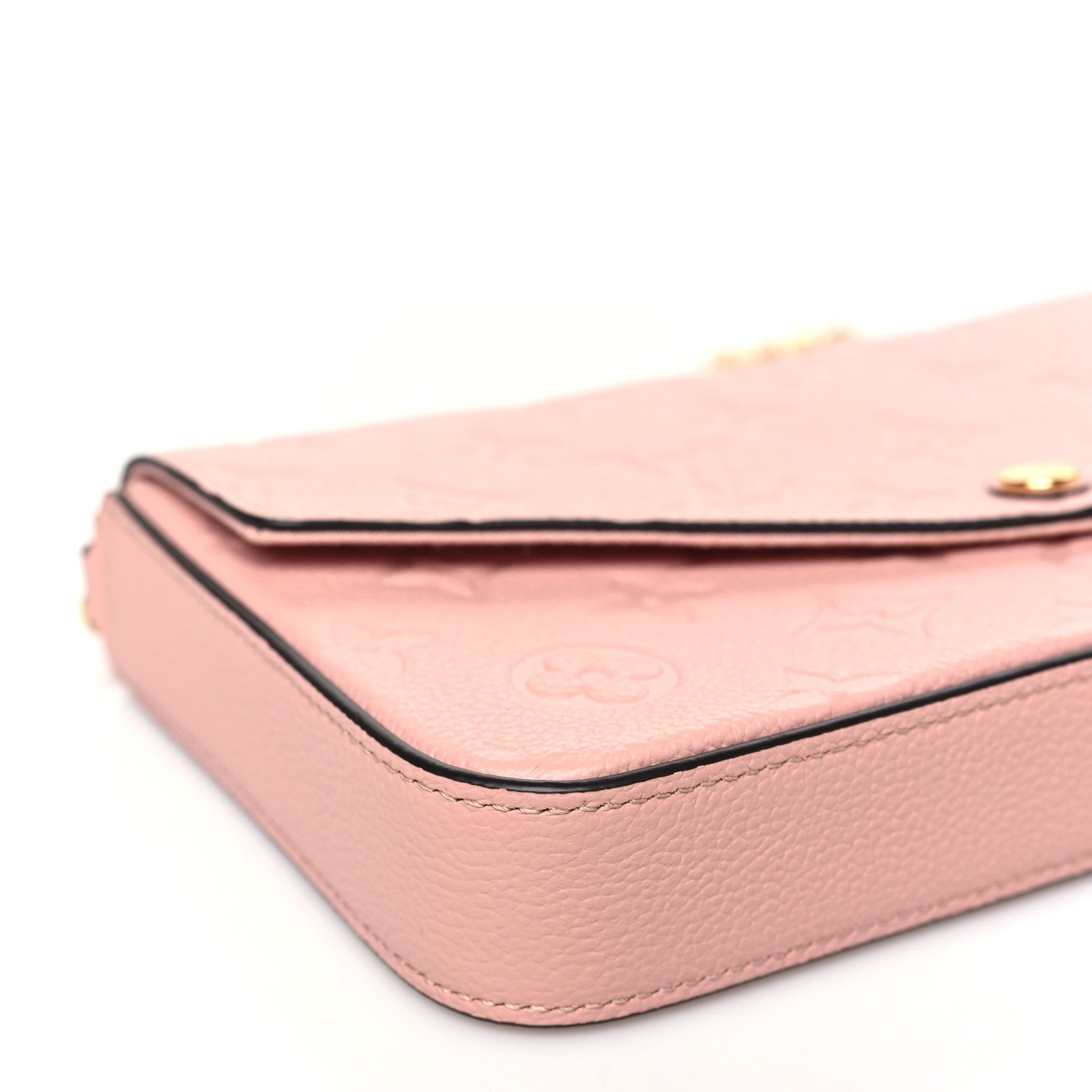 Louis Vuitton Empreinte Pochette Felicie Chain Wallet Rose Poudre 8 of 10