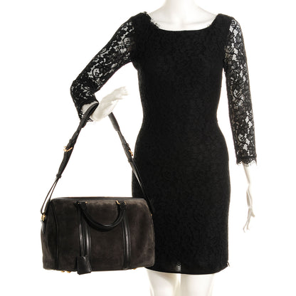 Louis Vuitton Suede Calfskin SC Bag PM Asphalt 2 of 7
