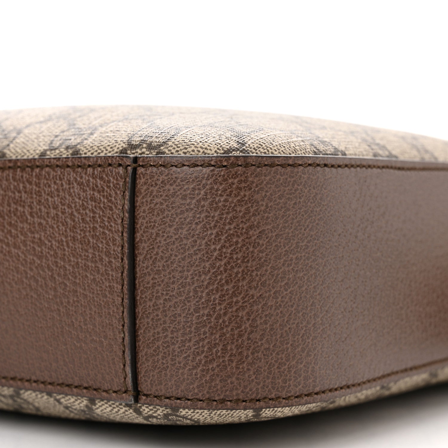 Gucci GG Supreme Monogram Textured Calfskin Web Medium Ophidia Briefcase Beige Ebony New Acero 9 of 9