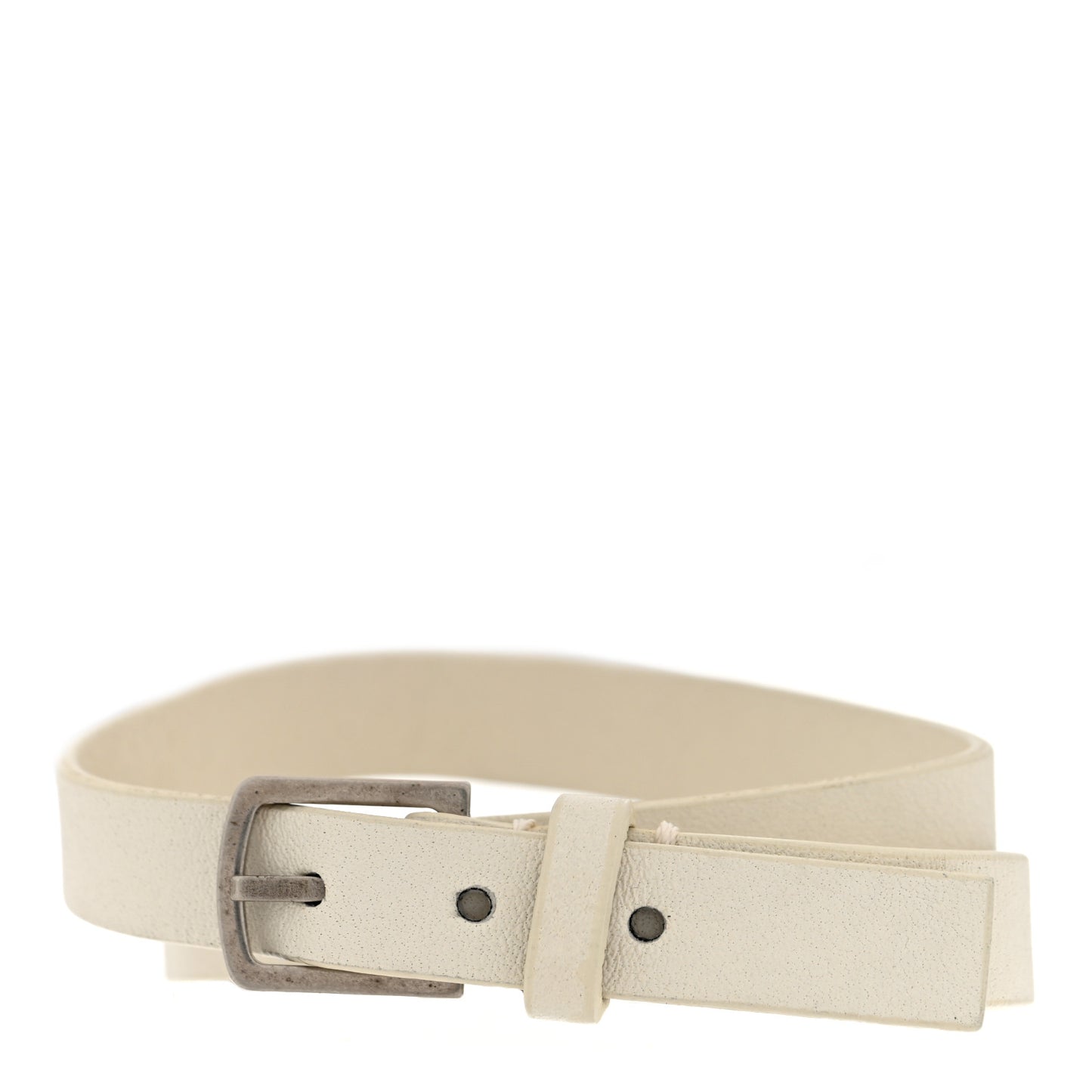 Calfskin J'adior Double Bracelet White Turquoise