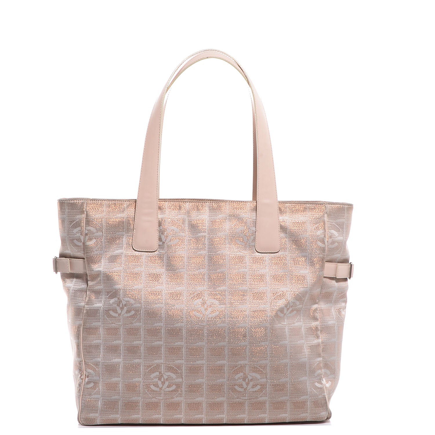Chanel Nylon Travel Large Tote Beige 1 of 7