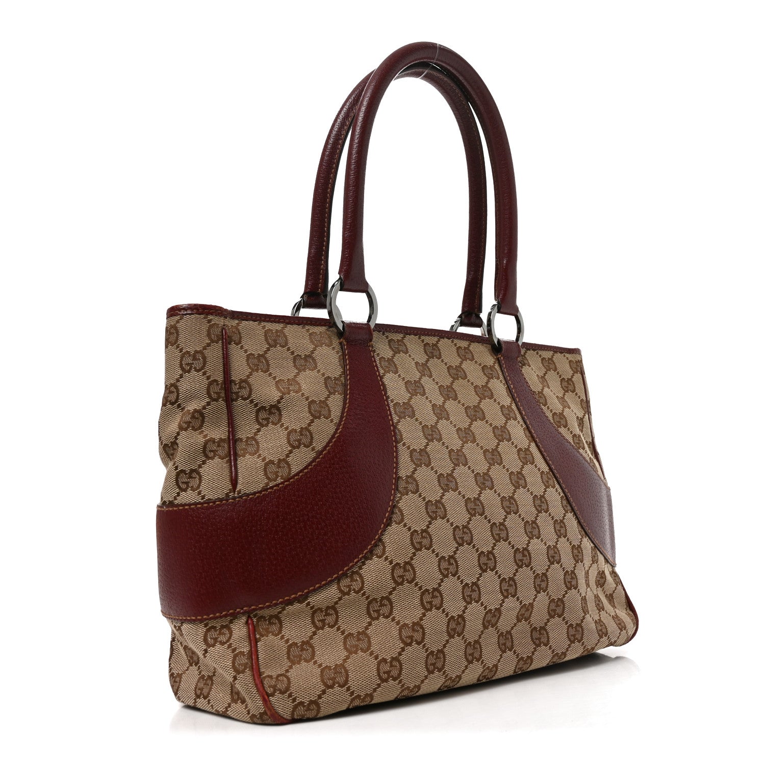 Gucci Monogram Shoulder Bag Red 3 of 11