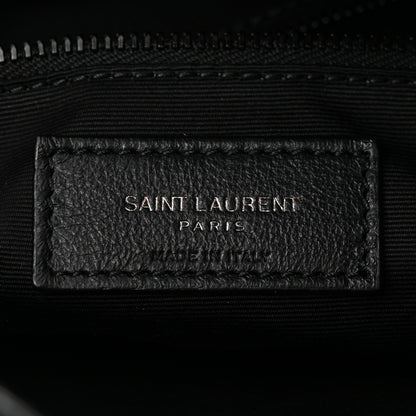 Saint Laurent Crinkled Calfskin Matelasse Monogram Medium Niki Shopper Tote Black 6 of 10