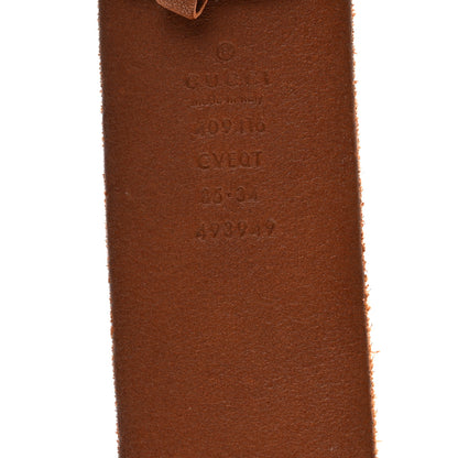 Gucci Faded Calfskin Double G 40mm Belt 85 34 Cuir 3 of 5