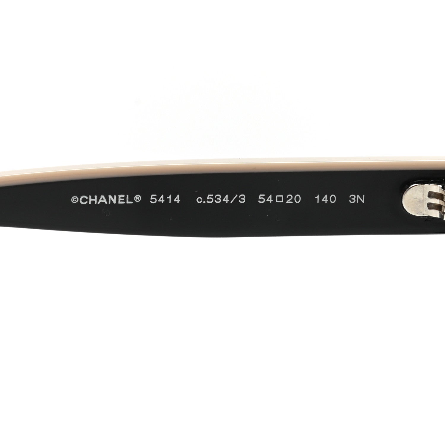 Chanel Acetate CC Butterfly Sunglasses 5414 Black Beige 5 of 8