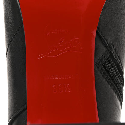 Christian Louboutin Calfskin Janis 85 Booties 38.5 Black 8 of 10