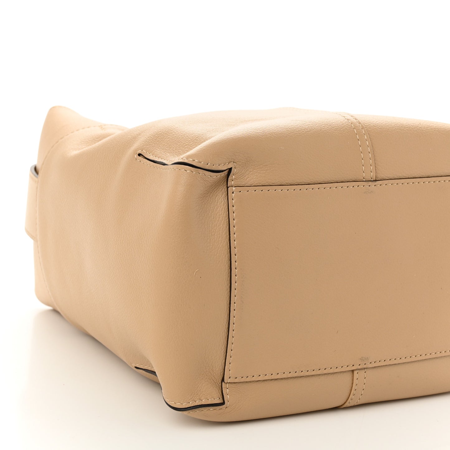 Grained Calfskin Mini So Cool Satchel Latte