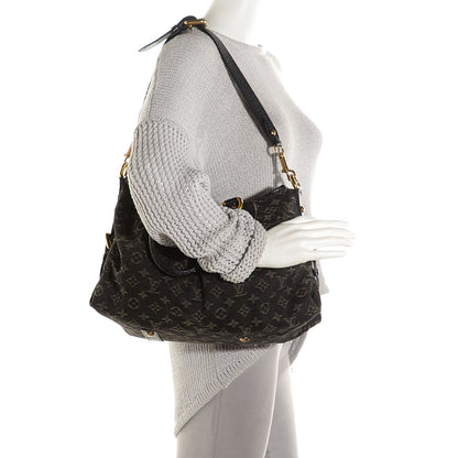 Louis Vuitton Denim Neo Cabby MM Black 2 of 7