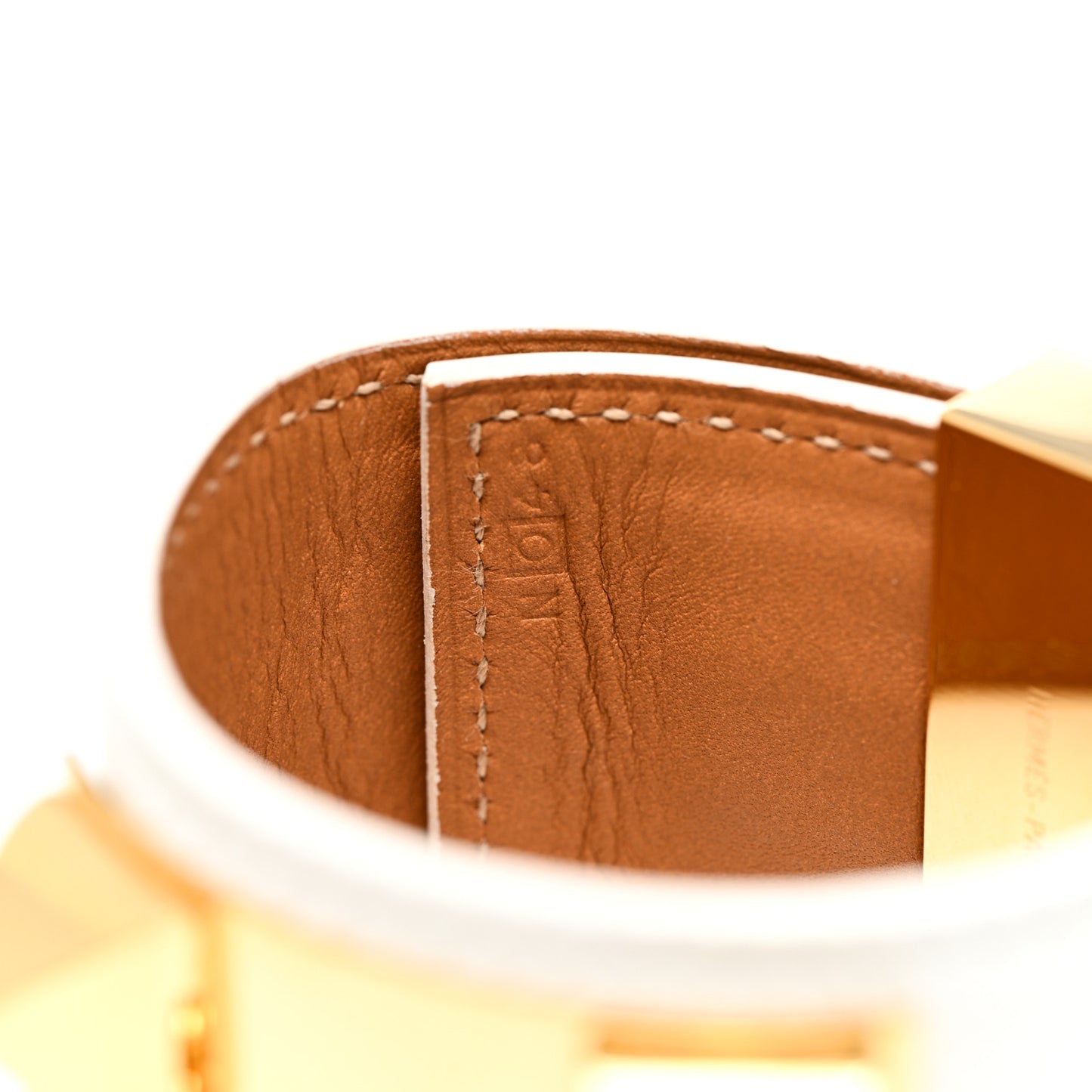 Epsom Collier De Chien CDC Bracelet S White