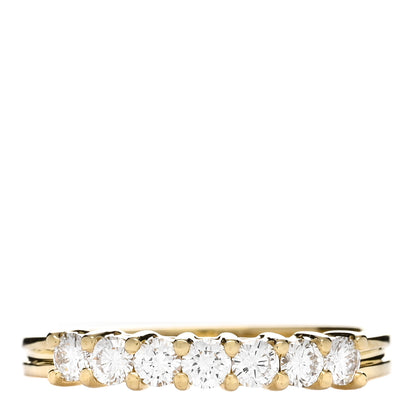 Tiffany 18K Yellow Gold Diamond 3mm Half Circle Embrace Band Ring 50 5.5 1 of 3