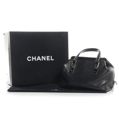 Chanel Caviar Square Stitched Medium Tote Black 8 of 8