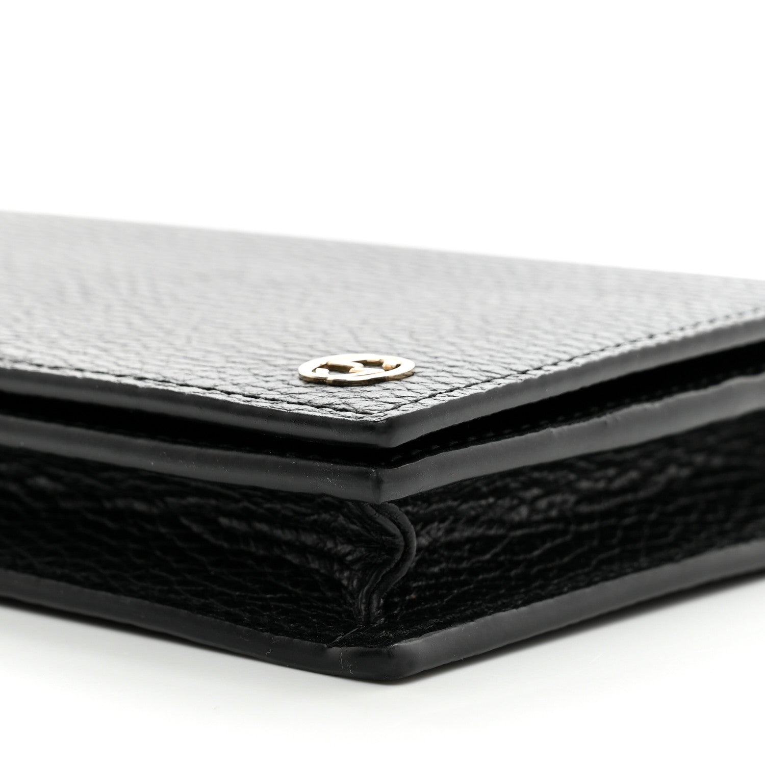 Gucci Dollar Calfskin Medium Betty Chain Wallet Black 10 of 11